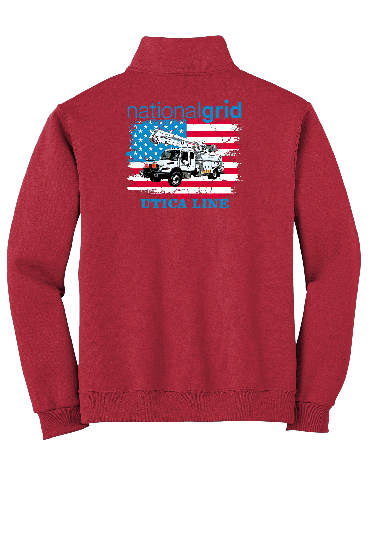 National Grid- Jerzees® - NuBlend® 1/4-Zip Cadet Collar Sweatshirt - Fleet or Line