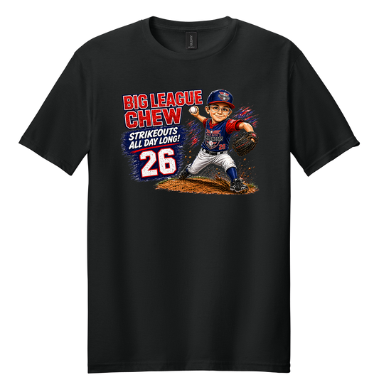 Big League Chew Custom Caricature T-Shirts