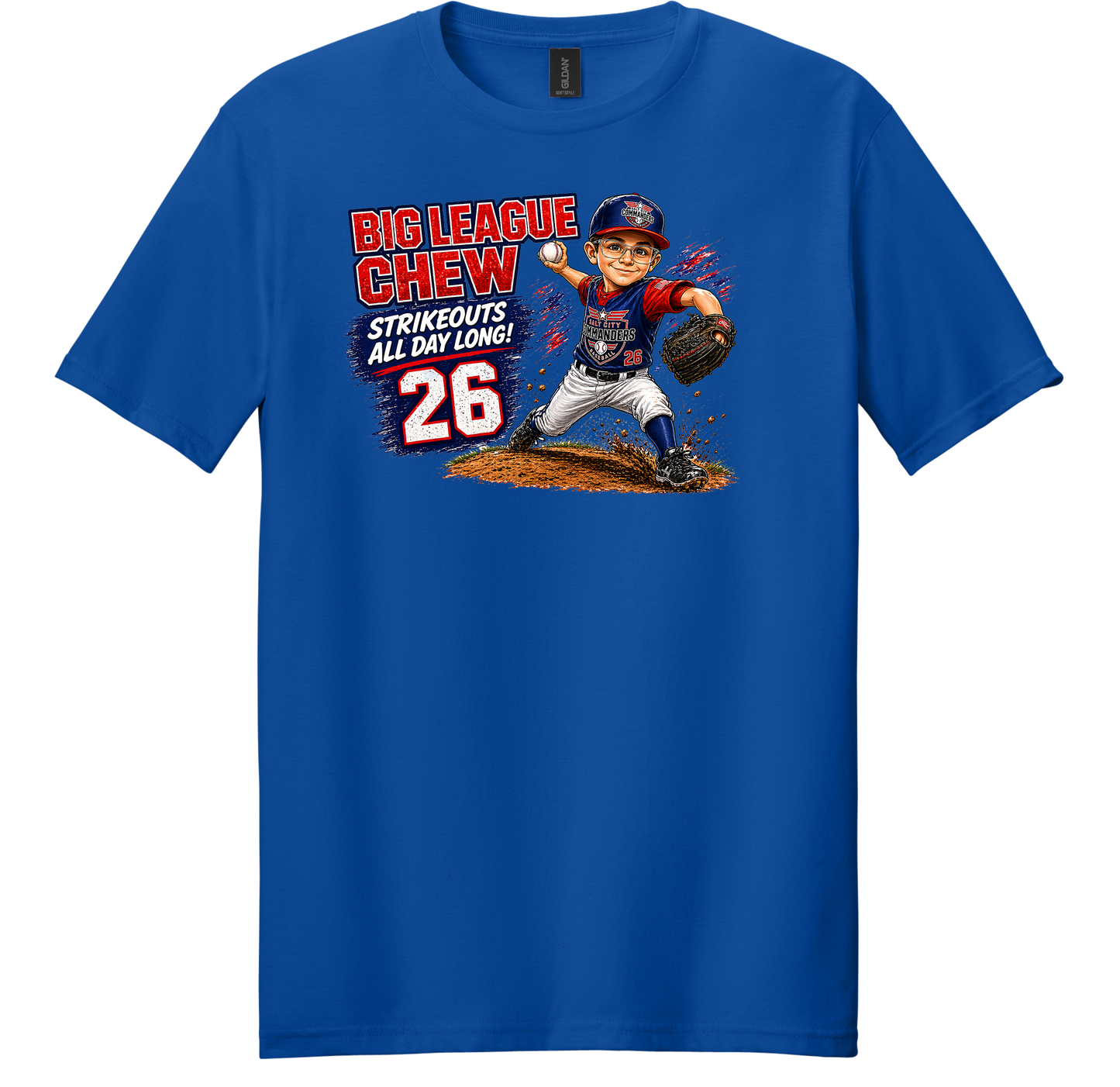 Big League Chew Custom Caricature T-Shirts