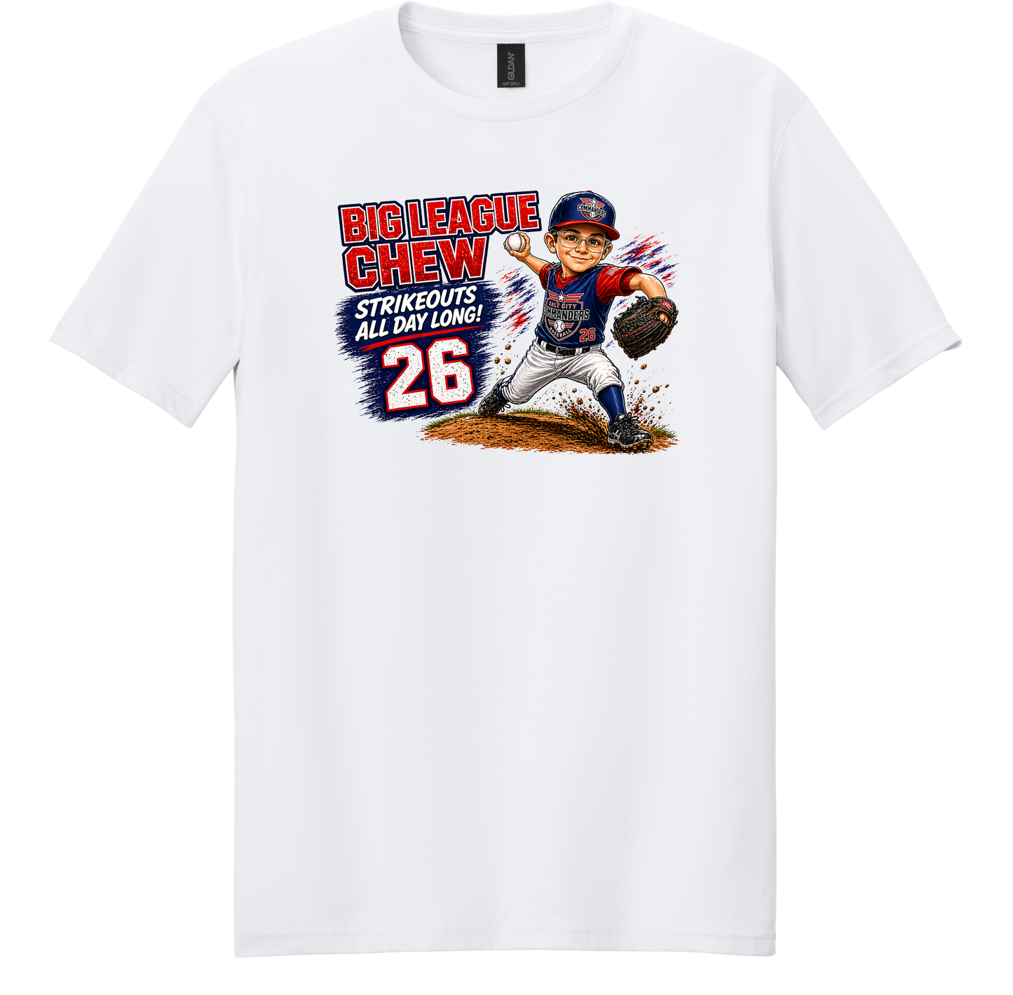 Big League Chew Custom Caricature T-Shirts