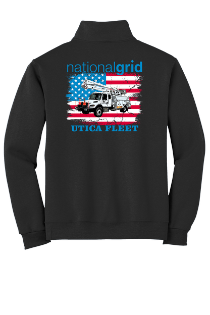 National Grid- Jerzees® - NuBlend® 1/4-Zip Cadet Collar Sweatshirt - Fleet or Line