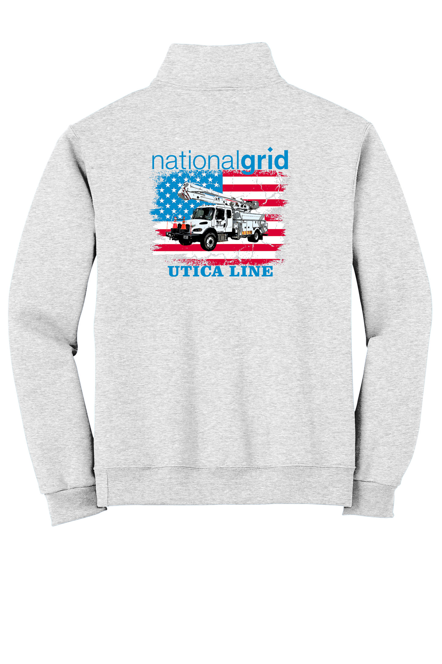 National Grid- Jerzees® - NuBlend® 1/4-Zip Cadet Collar Sweatshirt - Fleet or Line