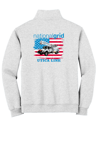 National Grid- Jerzees® - NuBlend® 1/4-Zip Cadet Collar Sweatshirt - Fleet or Line