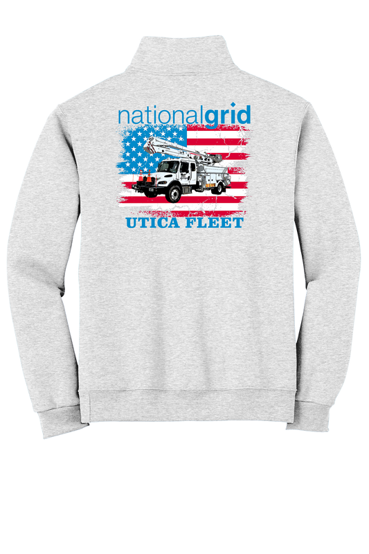 National Grid- Jerzees® - NuBlend® 1/4-Zip Cadet Collar Sweatshirt - Fleet or Line