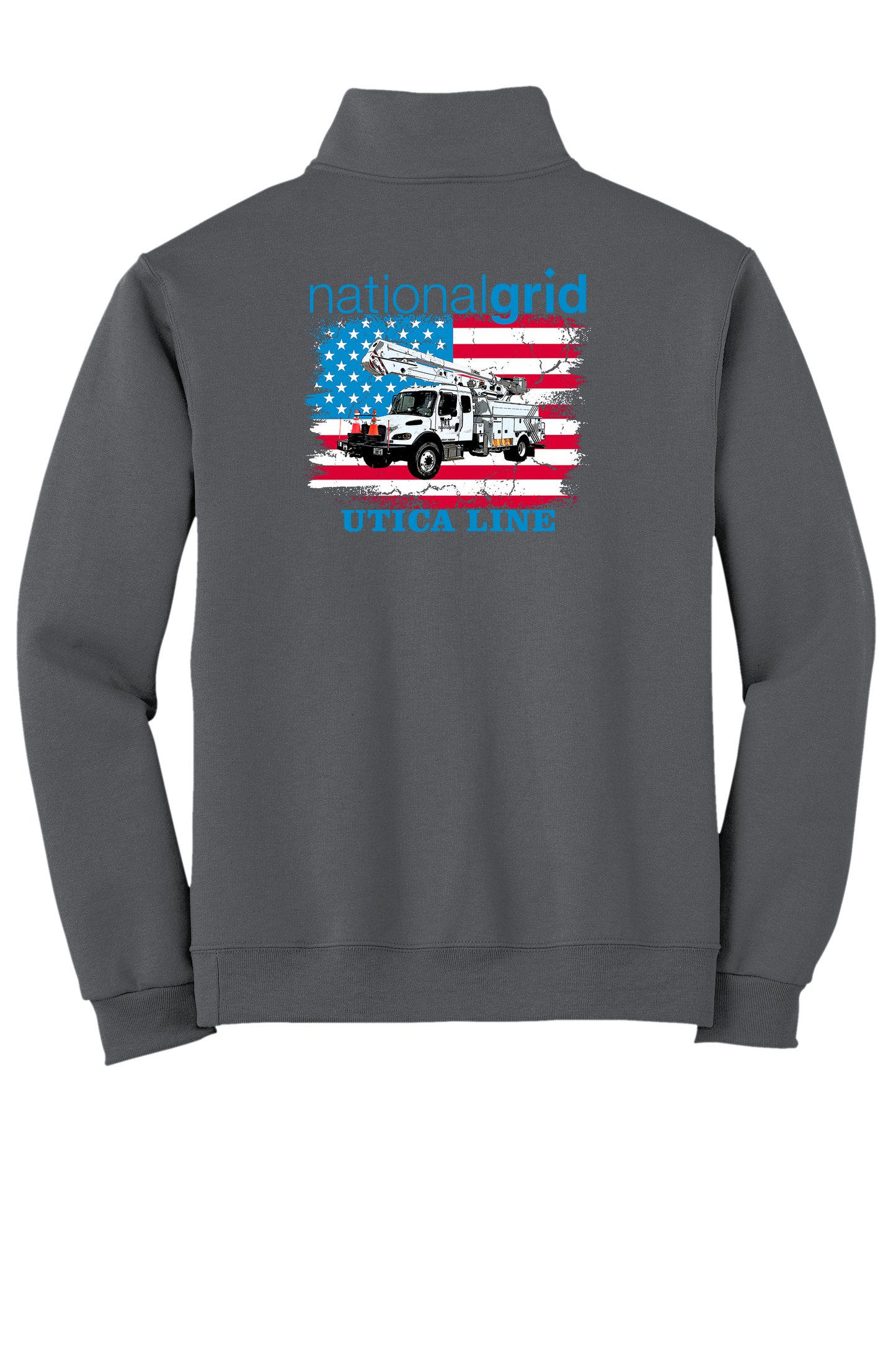 National Grid- Jerzees® - NuBlend® 1/4-Zip Cadet Collar Sweatshirt - Fleet or Line