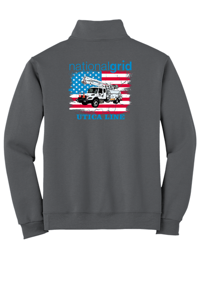 National Grid- Jerzees® - NuBlend® 1/4-Zip Cadet Collar Sweatshirt - Fleet or Line