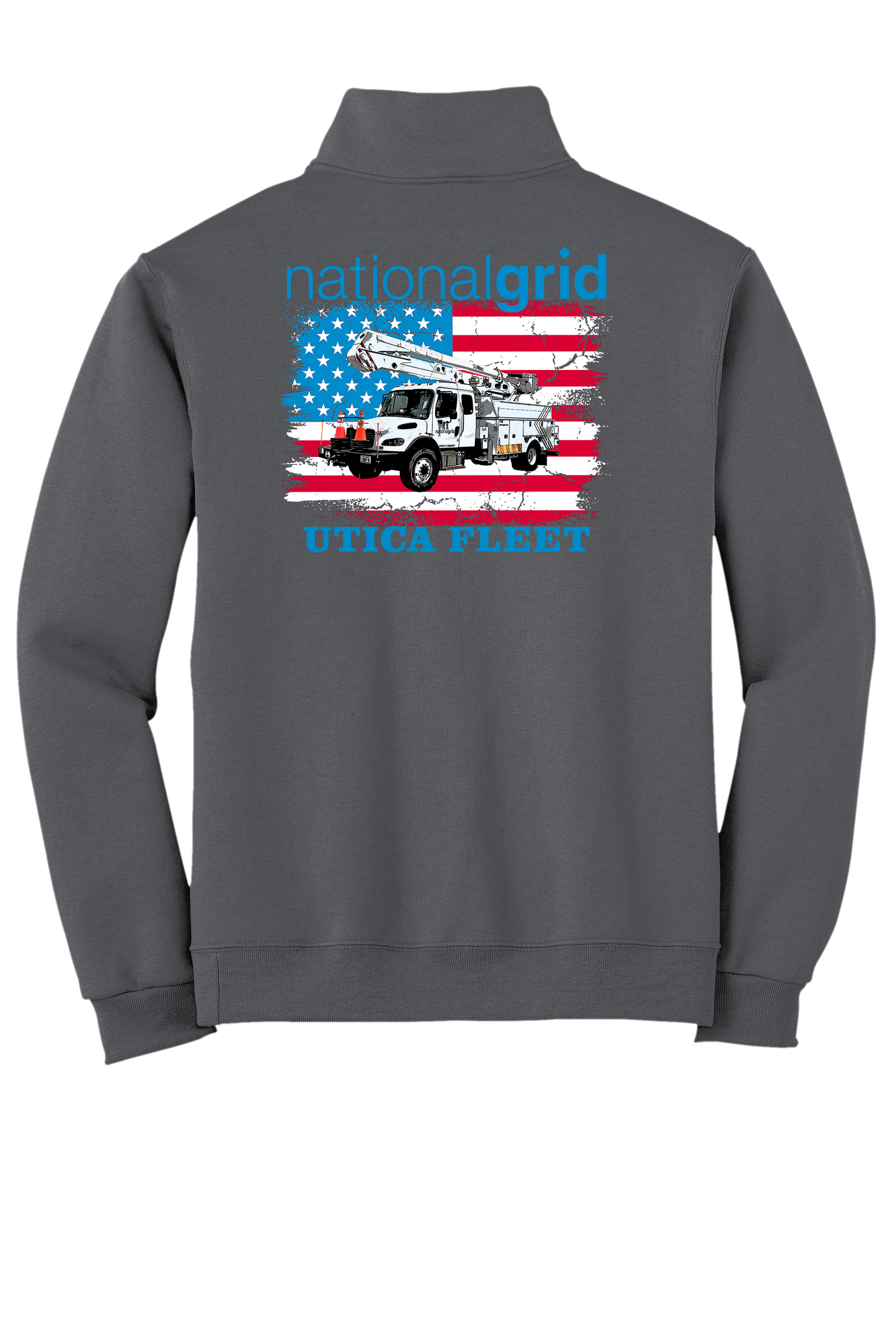 National Grid- Jerzees® - NuBlend® 1/4-Zip Cadet Collar Sweatshirt - Fleet or Line