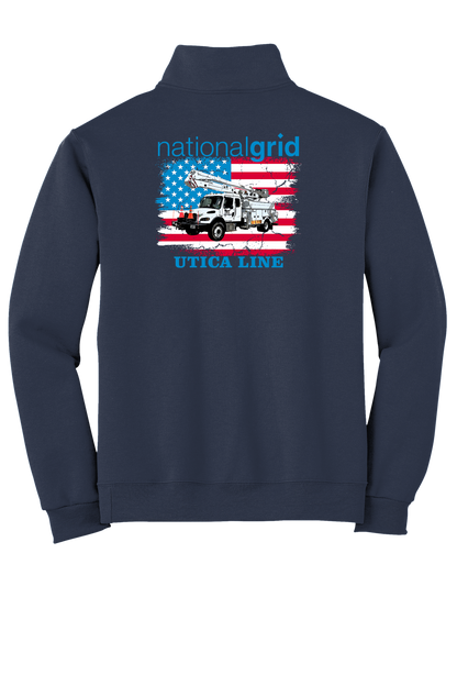 National Grid- Jerzees® - NuBlend® 1/4-Zip Cadet Collar Sweatshirt - Fleet or Line