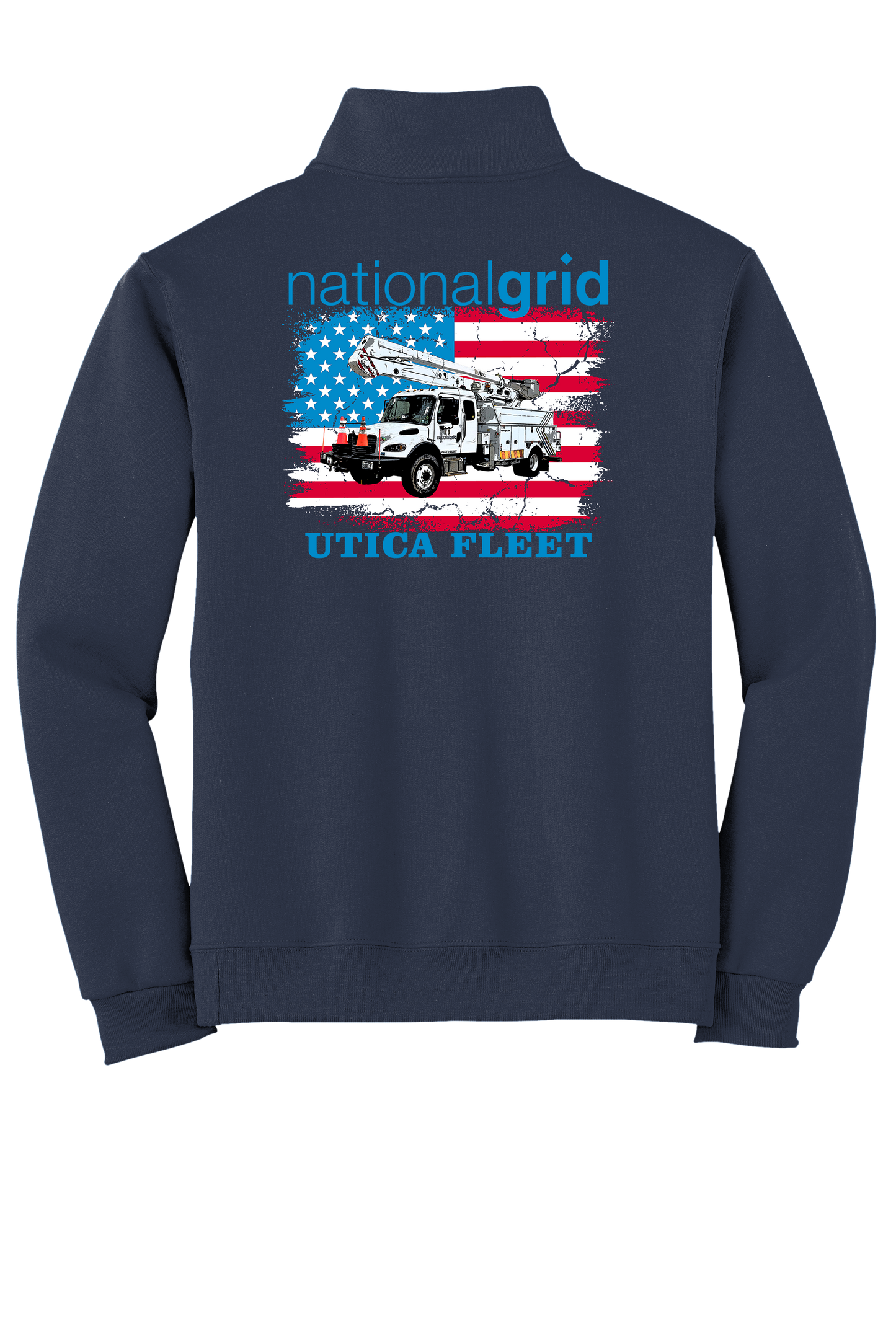 National Grid- Jerzees® - NuBlend® 1/4-Zip Cadet Collar Sweatshirt - Fleet or Line