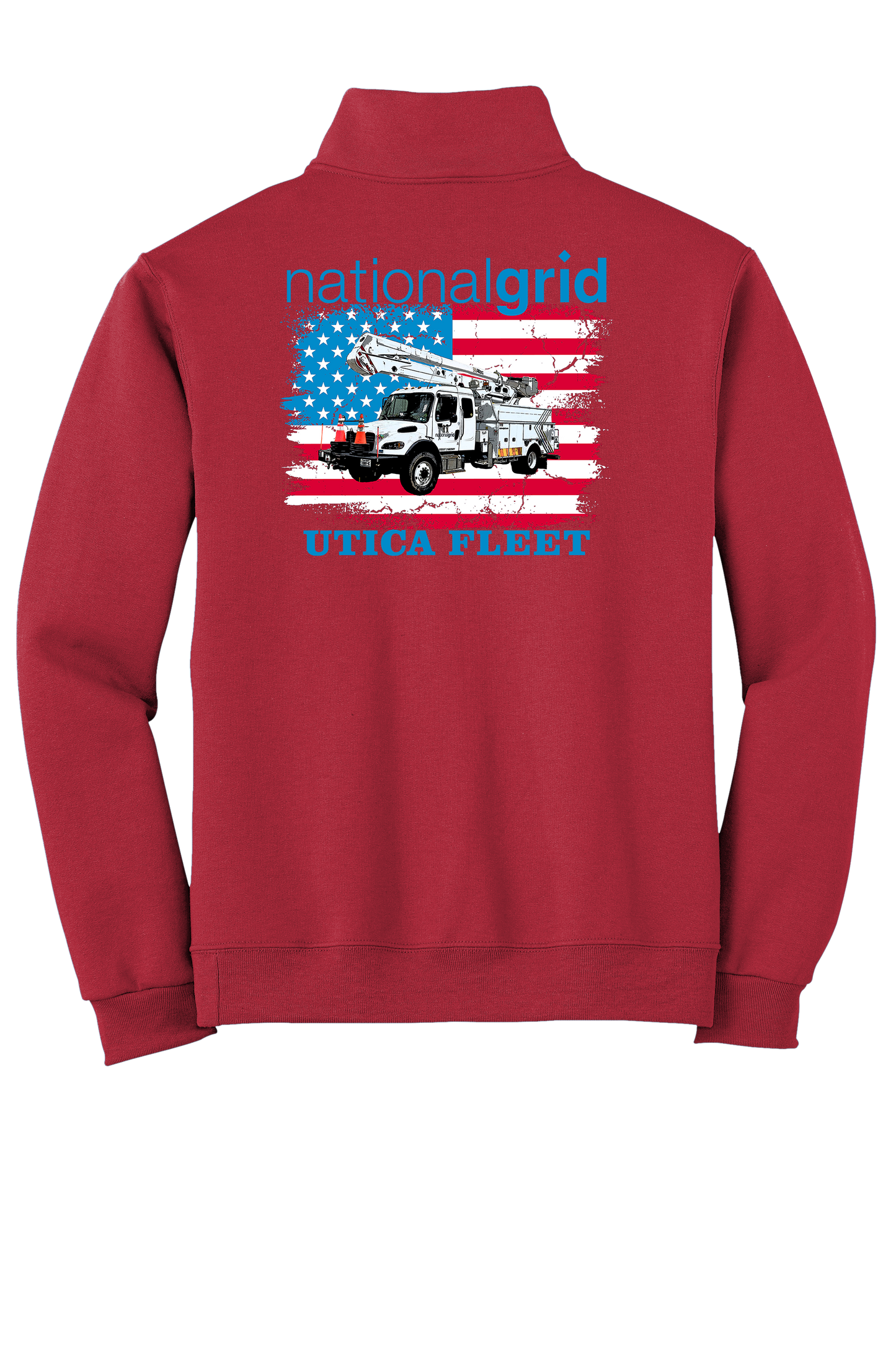 National Grid- Jerzees® - NuBlend® 1/4-Zip Cadet Collar Sweatshirt - Fleet or Line