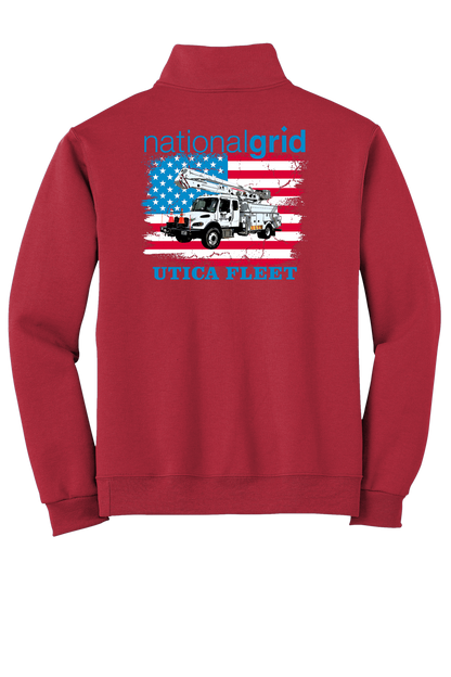 National Grid- Jerzees® - NuBlend® 1/4-Zip Cadet Collar Sweatshirt - Fleet or Line