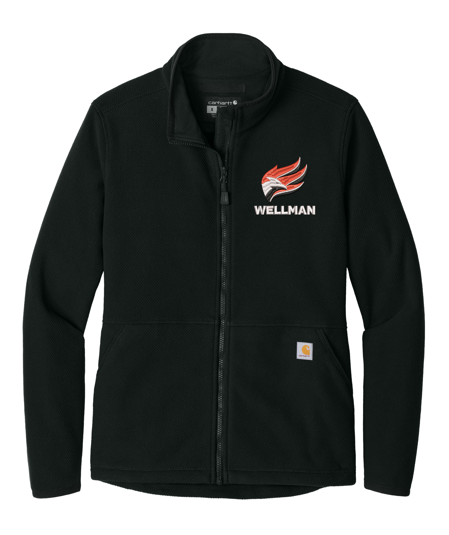 Wellman Women's Carhartt® Women’s Textured Full-Zip Fleece Jacket - CT106419