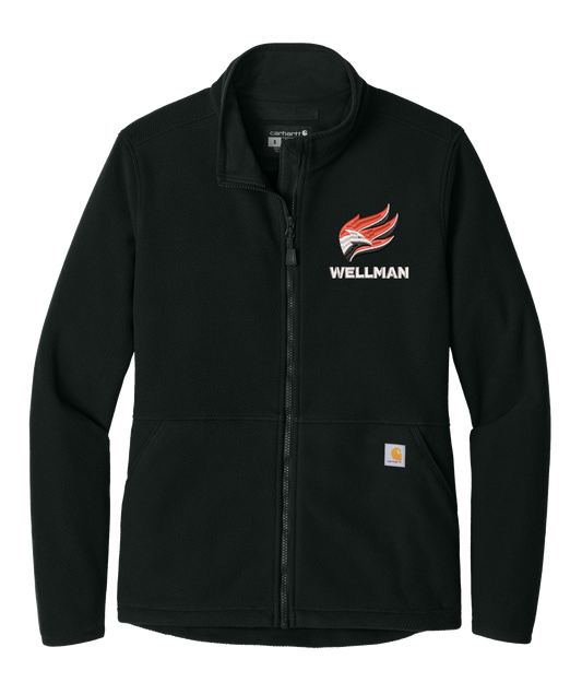Wellman Women's Carhartt® Women’s Textured Full-Zip Fleece Jacket - CT106419