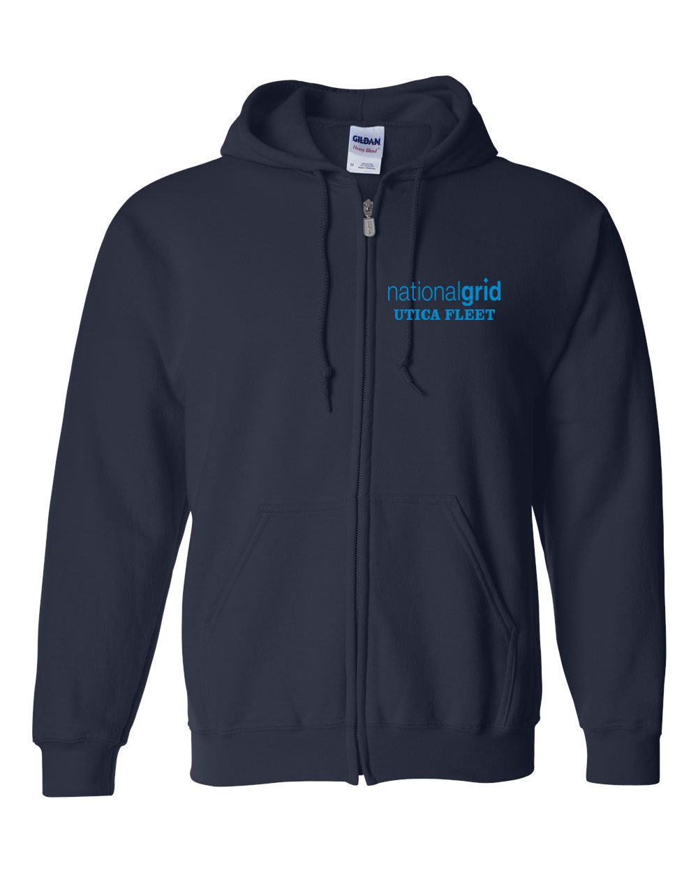 National Grid Utica Zip Up Hoodie - Fleet or Line