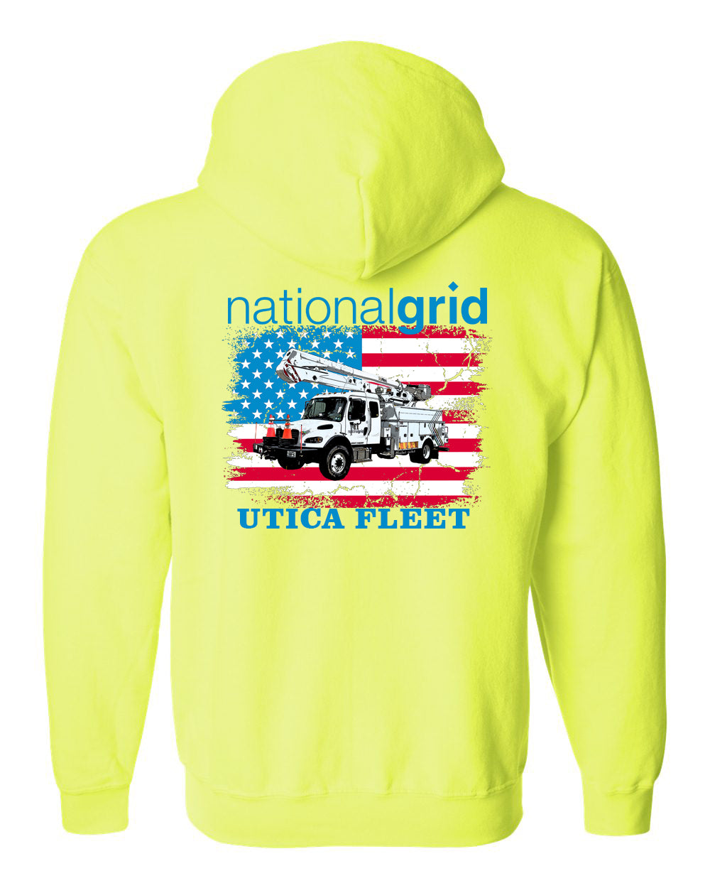 National Grid Utica Zip Up Hoodie - Fleet or Line