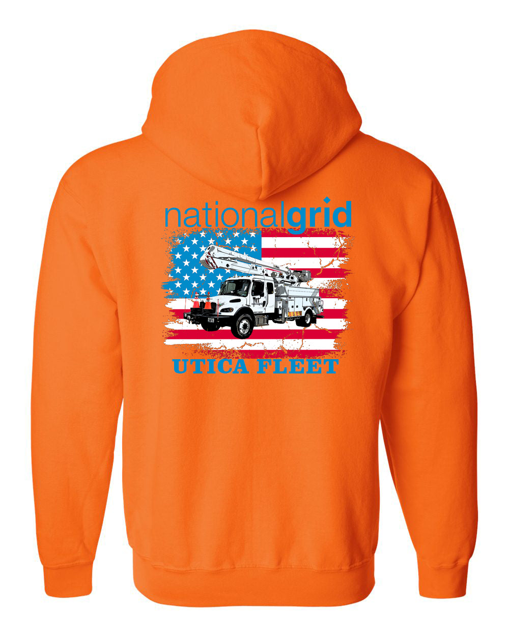 National Grid Utica Zip Up Hoodie - Fleet or Line