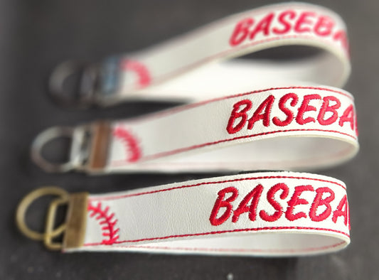 Baseball Mom Key Fob